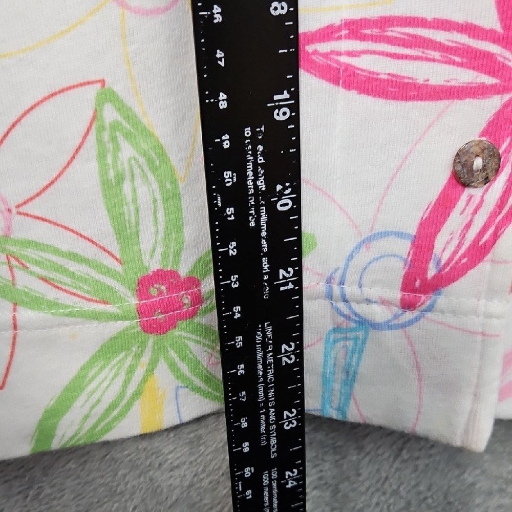 Cotton Connection Floral Button-Up Sweater Sz Med - Picture 3 of 8